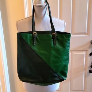 MICHELLE VELE LEATHER HANDBAG